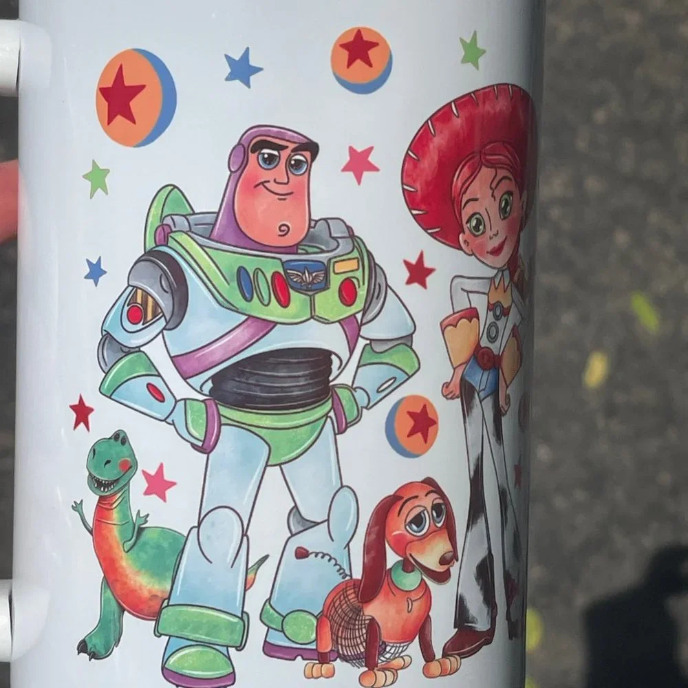 Custom 40 oz Tumbler Walt Disney Toy Story Woody Buzz Brand new double w…